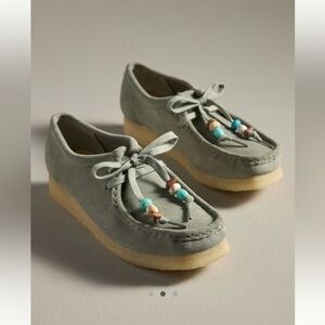 Clark’s Wallabee Beaded Shoes